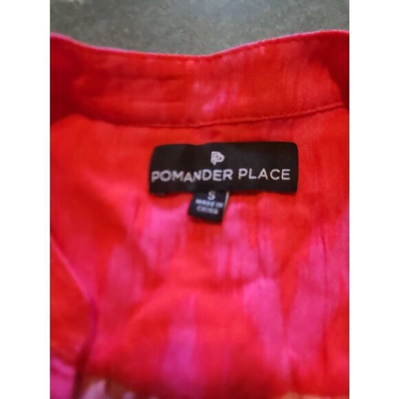 Tuckernuck Pomander Place Hot Pink Ikat Kenzo Dress sz Small - Picture 2 of 5